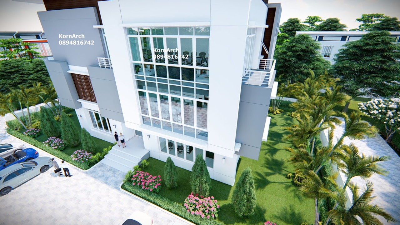 #รับออกแบบบ้าน #แบบบ้านสวย #สถาปนิก #รับทำภาพ3มิติ #3D #แบบบ้านโมเดิร์น #OfficeFactory #Loft...