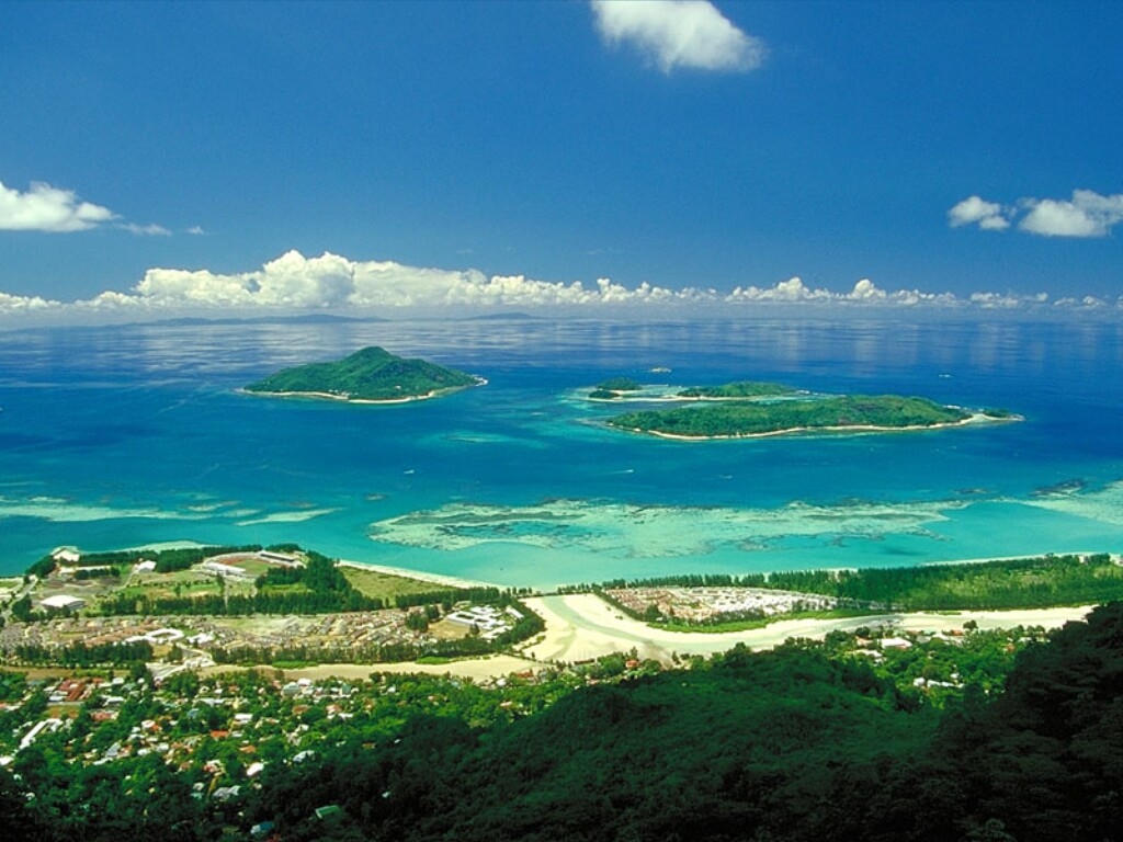 Ariel View Seychelles