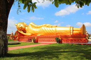 reclining Buddha  Lao