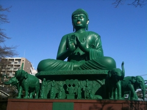 big green Buddha in Nagoya Japan