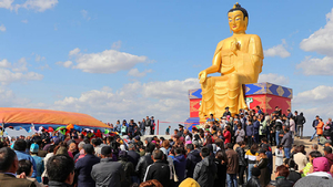 Russia buddha12.5 metre tall