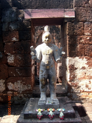 Bodhisattva Avalokitesvara statue, Prasat Muang Sing Historical Park, Kanchanaburi, THAILAND