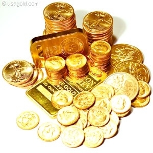 ทองคำแท่งเหรียญทองคำ