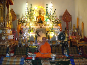 Ven.Asadachanh at temple 09