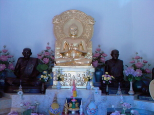 At Luangpu Man Puritatto Temple, Maekoy, Phrow district in Chiangmai province
