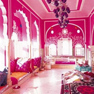 Islamic Red Interior Design