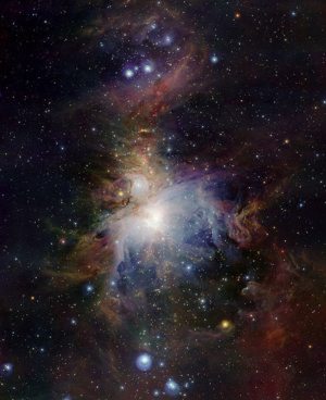 487px VISTA infrared Orion Nebula