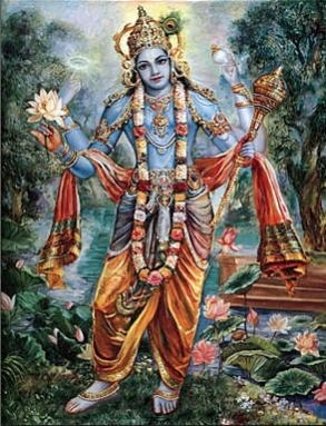 Vishnu in Vaikuntha