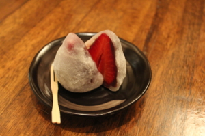 strawberry mochi at  Eiji