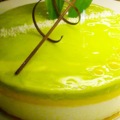 Pandan, Coconut Mouse Passion%20Cake