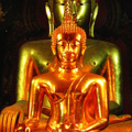 พระสุวรรณเขต (องค์หลัง)-พระพุทธชินสีห์ (องค์หน้า) 
วัดบวรนิเวศ กรุงเทพฯ