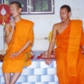 พระอาจารย์เล็ก และ หลวงพี่สมปอง (ท่านจิตโต)