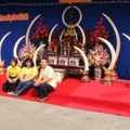 ชาวบ้านจะนำงาช้าง..ออกมาวางหน้าหิ้งบูชา.ประจำทุกปี..