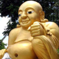พระสังฆจาย...องค์ใหญ์...ให้โยนเงินลงตรงสะดือ