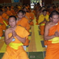 สามเณรเข้าอบรมกรรมฐาน
