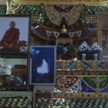 ภาพในฌาปนกิจหลวงปู่ เงาสีขาวในเปลวเพลิง