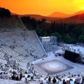 Epidaurus theater by night 2