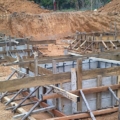 ปี๒๕๕๔ งานก่อสร้างส่วนฐานมหาเจดีย์พระพุทธมหาลาภ วัดแหลมหิน จ.ปราจีนบุรี