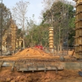 ปี๒๕๕๔ งานก่อสร้างส่วนฐานมหาเจดีย์พระพุทธมหาลาภ วัดแหลมหิน จ.ปราจีนบุรี