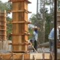 ปี๒๕๕๕ งานสร้างส่วนฐานเจดีย์ชั้น ที่ ๑