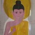 ธงในวัดลาว