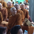 พระอาจารย์ปรีดา ฉันทกโร คราที่ร่วมงานบรรจุพระบรมสารีริกธาตุ กับพ่อแม่ครูบาอาจารย์ท่านหลวงตาบัว ญาณสัมปันโน