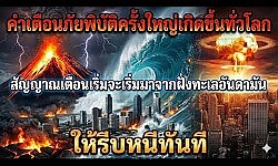 คำเตือนภัยพิบัติครั้งใหญ่เกิดขึ้นทั่วโลก สัญญาณเตือนเริ่มจะเริ่มมาจากฝั่งทะเลอันดามัน ให้รีบหนีทันที